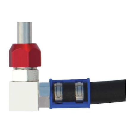 Airsept Connector 90 deg, 5/8 in Tube to No 10 Hose 76724