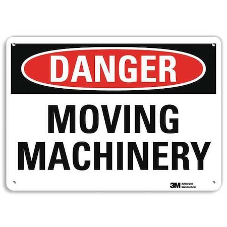 Lyle Danger Sign, 10 in Height, 14 in Width, Aluminum, Horizontal Rectangle, English U3-1803-NA_14x10