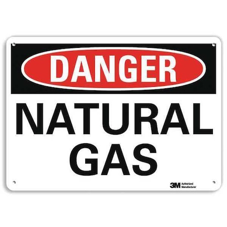 Lyle Danger Sign, 10 in H, 14 in W, Vertical Rectangle, English, U3-1807-RA_14X10 U3-1807-RA_14X10