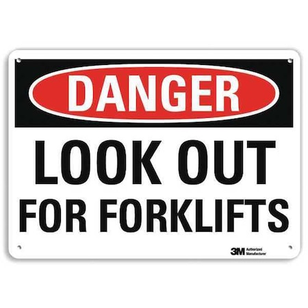 Lyle Danger Sign, 10" W, 7" H, 0.040" Thickness, U3-1774-NA_10x7 U3-1774-NA_10x7