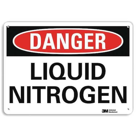 Lyle Danger Sign, 10" W, 7" H, 0.040" Thickness, U3-1754-NA_10x7 U3-1754-NA_10x7