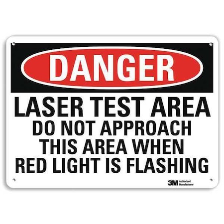 Lyle Danger Sign, 4 Hole Mount, 10in W x 7in H, U3-1748-RA_10X7 U3-1748-RA_10X7