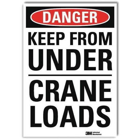 Lyle Danger Sign, 10 in Height, 7 in Width, Reflective Sheeting, Horizontal Rectangle, English U3-1694-RD_7X10