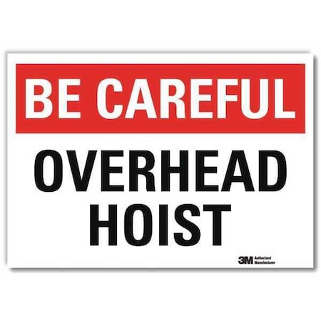 Lyle Safety Decal, 10 in Height, 14 in Width, Reflective Sheeting, Horizontal Rectangle, English U7-1024-RD_14X10