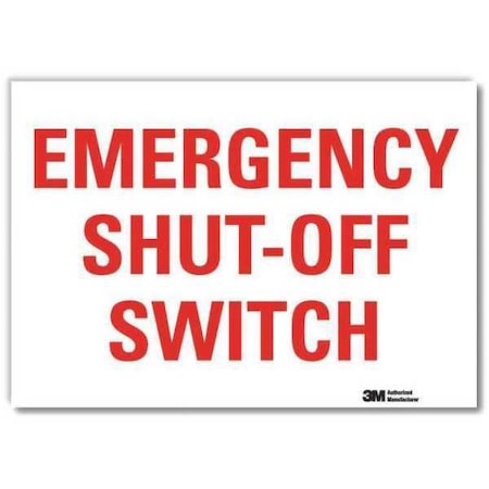 Lyle Safety Decal, Reflective Vinyl, 5inHx7inW, U7-1143-RD_7X5 U7-1143-RD_7X5