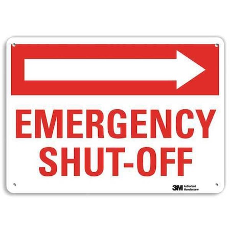 Lyle Safety Sign, 7 in Height, 10 in Width, Aluminum, Vertical Rectangle, English, U7-1142-RA_10X7 U7-1142-RA_10X7