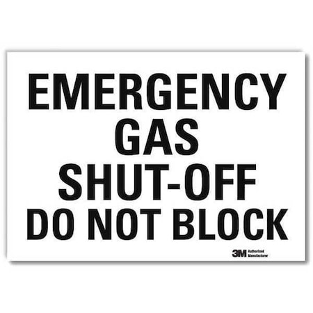 Lyle Safety Decal, 5 in Height, 7 in Width, Reflective Sheeting, Horizontal Rectangle, English U7-1111-RD_7X5