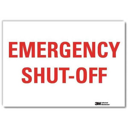 Lyle Safety Decal, Reflective Vinyl, 5inHx7inW, U7-1140-RD_7X5 U7-1140-RD_7X5