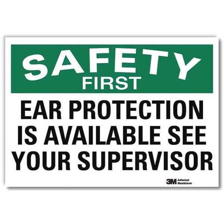 Lyle Safety Sign, 5 in H, 7 in Width, Reflective Sheeting, Horizontal Rectangle, English, U7-1182-RD_7X5 U7-1182-RD_7X5