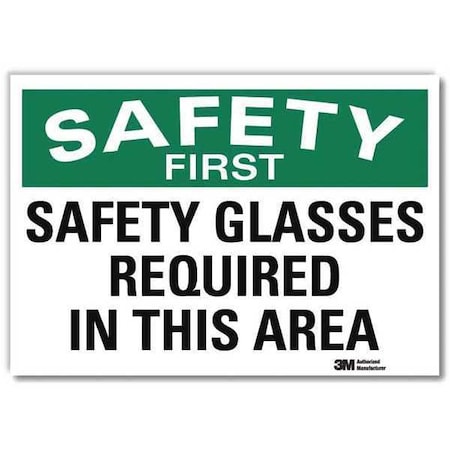 Lyle Safety Decal, Reflective Vinyl, 5inHx7inW, U7-1241-RD_7X5 U7-1241-RD_7X5