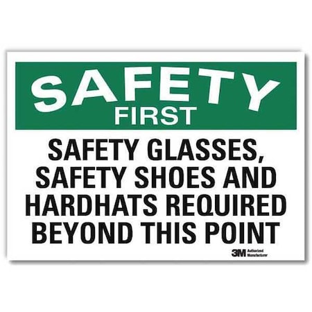 Lyle Safety Decal, Reflctv Vinyl, 10inHx14inW, U7-1242-RD_14X10 U7-1242-RD_14X10