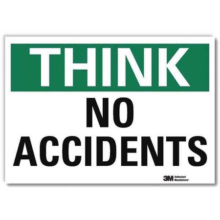 Lyle Safety Decal, 7 in H, 10 in W, Reflective Sheeting, Vertical Rectangle, English, U7-1304-RD_10X7 U7-1304-RD_10X7