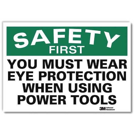 Lyle Safety Sign, 10 in Height, 14 in Width, Reflective Sheeting, Horizontal Rectangle, English U7-1278-RD_14X10