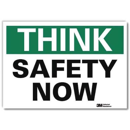 Lyle Safety Decal, 7 in H, 10 in W, Reflective Sheeting, Vertical Rectangle, English, U7-1335-RD_10X7 U7-1335-RD_10X7