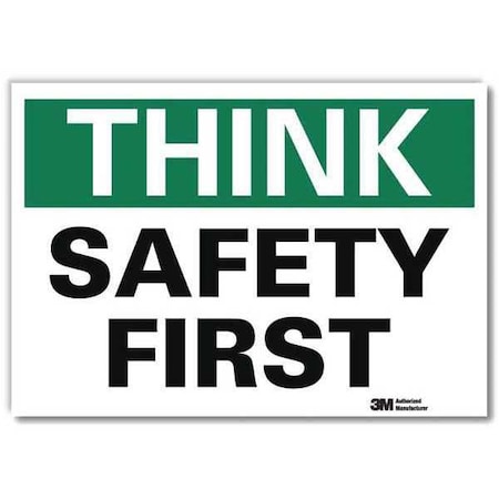 Lyle Safety Decal, 7 in H, 10 in W, Reflective Sheeting, Vertical Rectangle, English, U7-1330-RD_10X7 U7-1330-RD_10X7