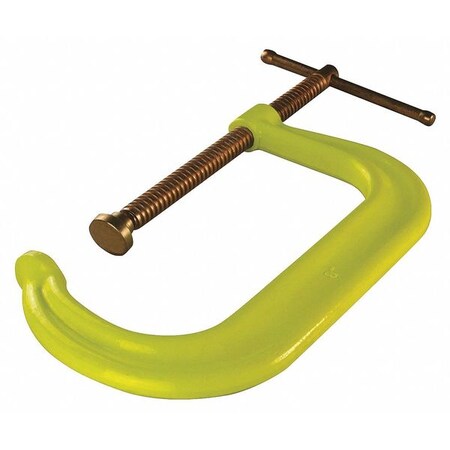 Bessey C-Clamp, 12", Steel, Regular Duty, 9300 lb. CDF412CHV