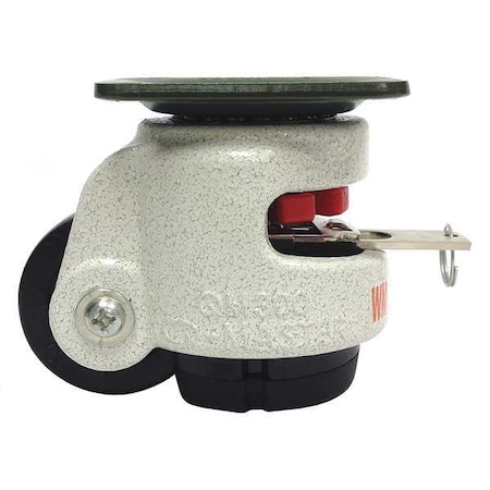 Zoro Select Leveling Caster, Nylon, 2 in., 374 lb. WMIWR-50PF
