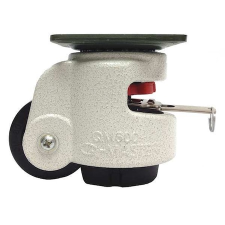 Zoro Select Leveling Caster, Nylon, 2-1/2 in., 727 lb. WMIWR-62PF