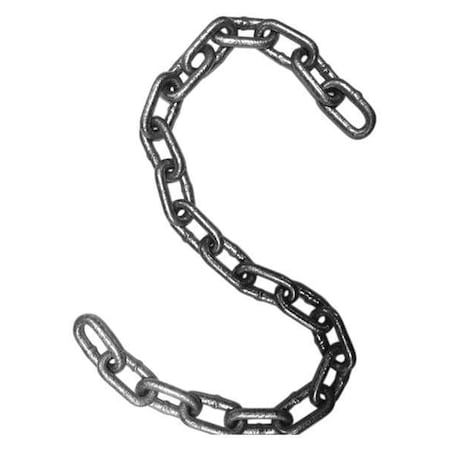 DAYTON Proof Coil Chain, 1/4 in, 20 ft. L, 1300 lb 34RZ01
