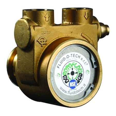 Fluid-O-Tech Rotary Vane Pump, Low Lead Brass, 5.5 gpm PB1001ANDNN0000