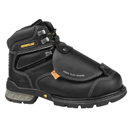 Cat Footwear Size 11 Men's 6" Work Boot Steel Work Boots, Black P89942