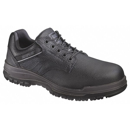 Cat Footwear Men's Oxford Shoe, 12 W, Steel Toe, Black, P90000 P90000