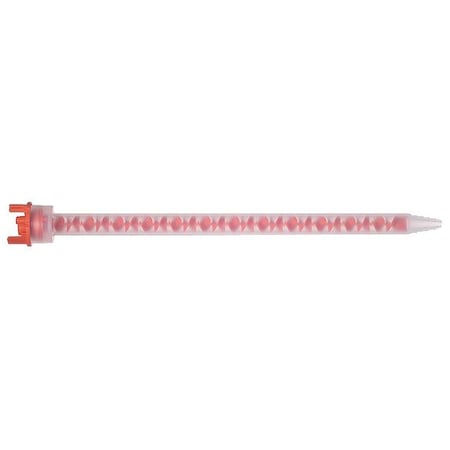 Loctite Mixing Nozzle, Disposable, 11 13/64 in Length, Polyethylene, Orange, 10 PK 1084092