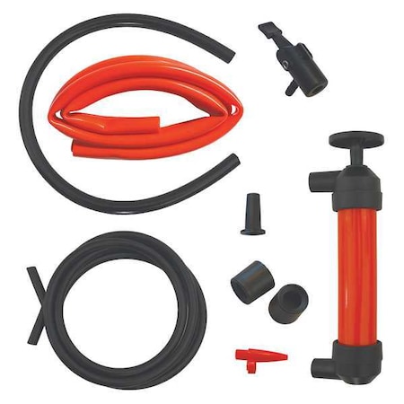 Funnel King Pump, PVC, Red, Flow Capacity 0.1L 32467