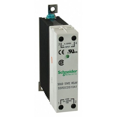 Schneider Electric Solid State Relay, 4 to 32VDC SSRDCDS10A1