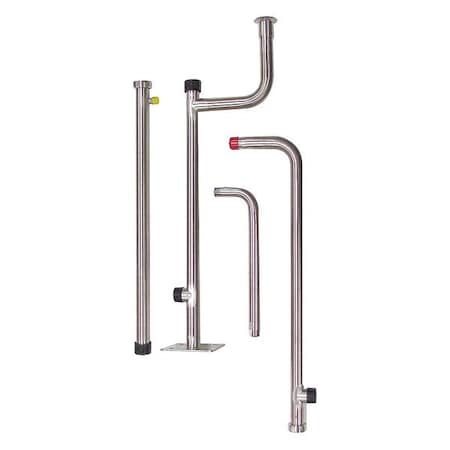 Speakman Stanchion Assembly Rpg, Stainless Steel, Speakman RPG74-0032-SS