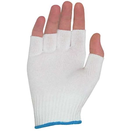 Pip Knit Gloves, White, M, Nylon, PK12 40-732/M
