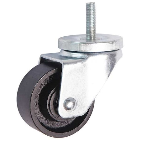 Zoro Select Steel Caster 3 In. x 1.25 In., For Use With Mfr. Model Number: 6FVJ1 MH6FVJ101G