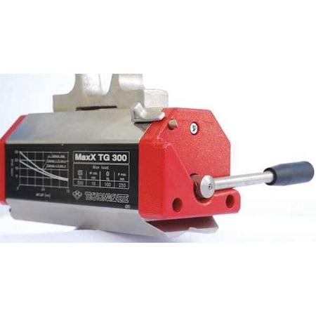 Tecnomagnete Lifting Magnet, 660 lb. Cap, 9-7/8 in. L MAXX TG 300
