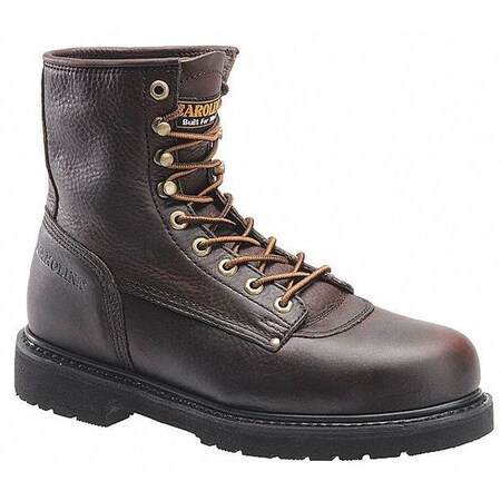 Carolina Shoe Size 12 Men's 8" Work Boot Steel Work Boots, Brown 8510