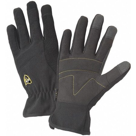 West Chester Protective Gear Mechanics Gloves, 2XL, Black, Spandex 86110/XXL