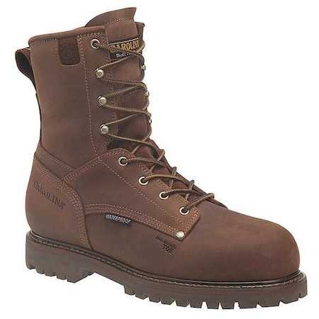CAROLINA SHOE Work Boots, Mens, 8.5, E, Thinsulate, 8inH, PR CA9028