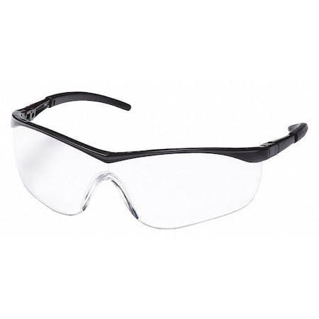 Pyramex Mayan, Safety Glasses, Anti-Scratch, Clear Lens, Black Frame, Half-Frame SB2610D