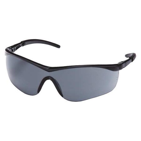 Pyramex Safety Glasses, Mayan, Gray Scratch-Resistant Lens, Polycarbonate, Black SB2620D