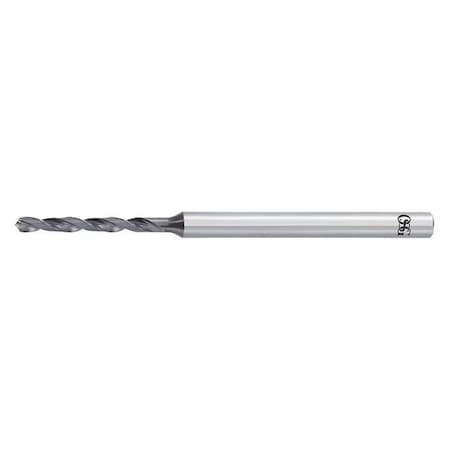 Osg Micro Drill, 0.0319, Carbide, 10.20mm Flute 8577081 | Zoro