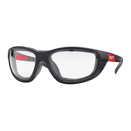 Milwaukee Tool Safety Glasses, Wraparound Clear Polycarbonate Lens, Impact-Resistant, 12PK 48-73-2041X12