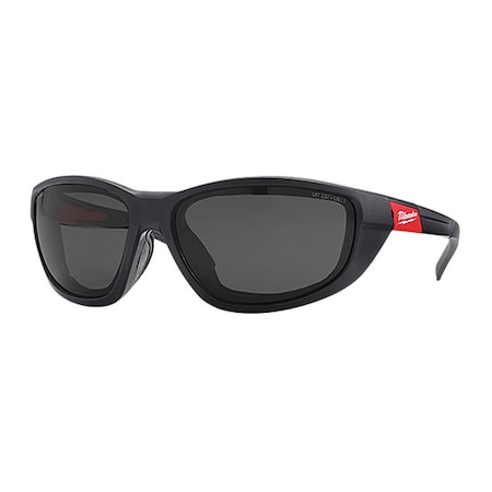 Milwaukee Tool Polarized Safety Glasses, Wraparound Smoke Polycarbonate Lens, Impact-Resistant, 12PK 48-73-2046X12