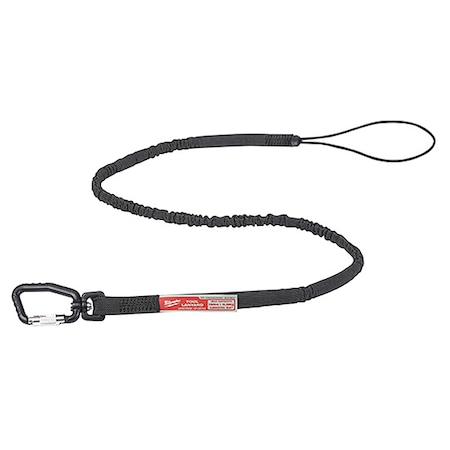Milwaukee Tool Tool Lanyard, 6 pk, 15 lb., 54" L, Black 48-22-8816X6
