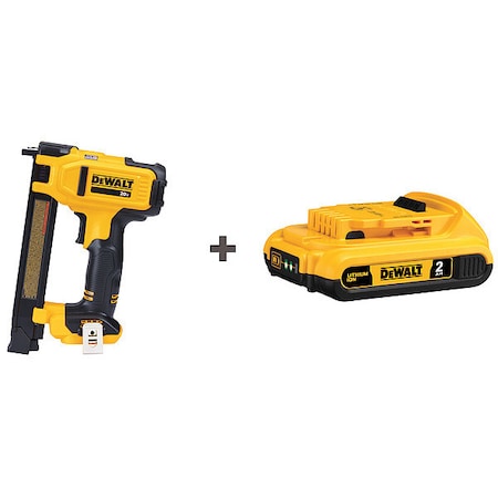 Dewalt Cordless Stapler Kit, Battery Included DCN701B/ DCB203