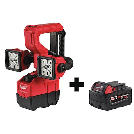 Milwaukee Tool Cordless Work Light, Battery Incl, 8.2 lb 2122-20, 48-11-1850