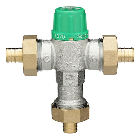 Wilkins Thermostatic Mixing Valve, 1/2 in Inlet 12-ZW1070XLPEX