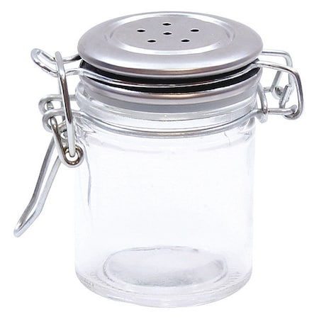 Tablecraft Rsealble Salt Pppr Shkr, SS Clp Top, 1.5OZ H15S&P