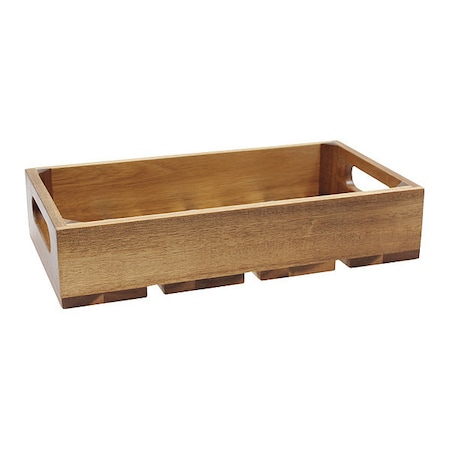 Tablecraft Gastro Serving/Display Crate, Acacia, 1:3 CRATE13
