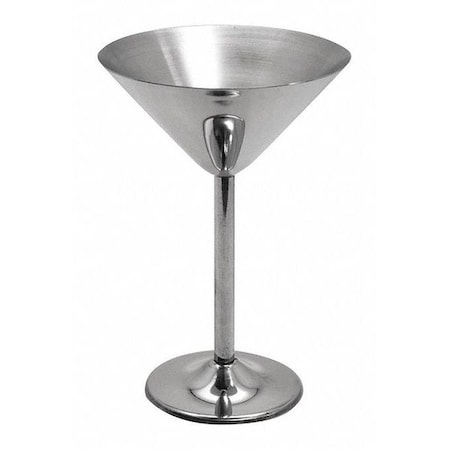 Tablecraft Martini Cup, SS, 4.5 DiaX7"H, 10OZ MCSS10