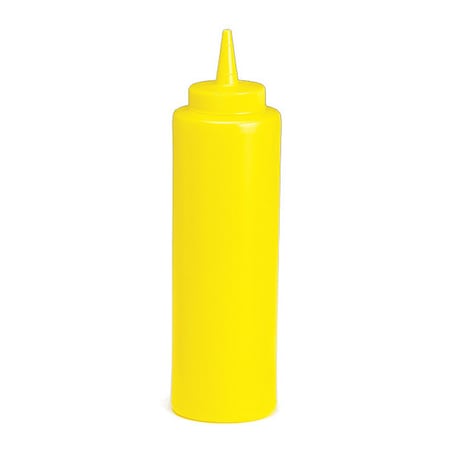 Tablecraft Mustard Sqz Bottle, 38mm, Cone, 12OZ, PK12 112M-1
