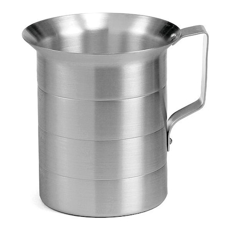 Tablecraft Grad Measures, Alu, Stamped W/OZ/L, 2 Qt 434
